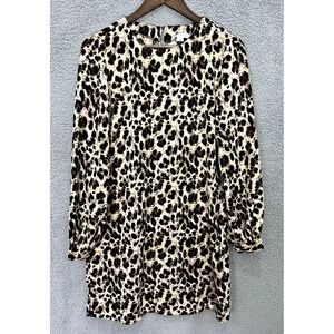 Reynah Couture Dress 8 Leopard Print Retro Glam Mob Wife Aesthetic Y2K Party